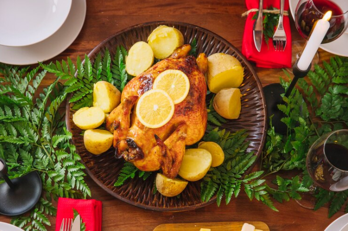 roasted chicken with lime